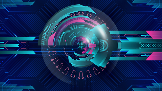 Download free HD stock image of Robot Digital Eye Free robot digital eye technology illustration