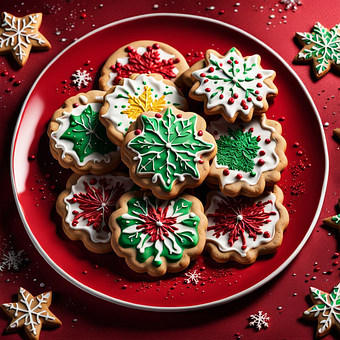 Ai Genereret, Cookies, Jul, Festligt