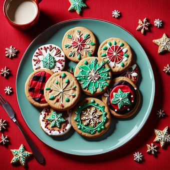 Ai Genereret, Cookies, Jul, Mad, Kiks