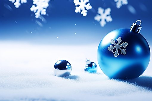 Free Blue Balls illustration and picture