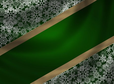 Free Green Christmas illustration and picture