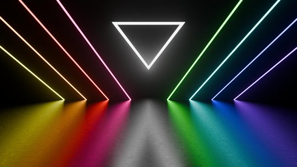 Lys, Lyse Strimler, Rgb, Farve, Baggrund