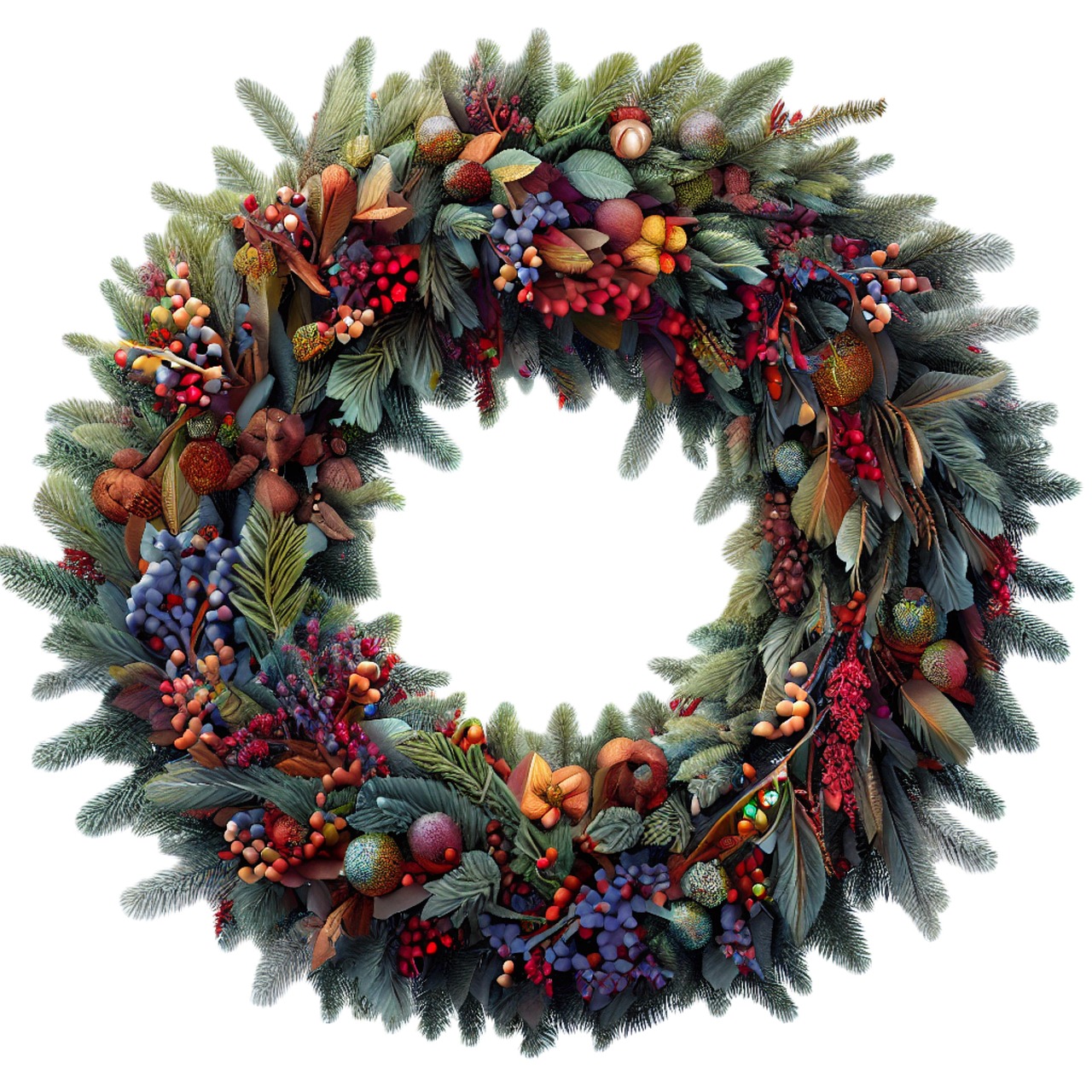 Download Ai Generated Christmas Wreath Merry Christmas Royalty-Free ...
