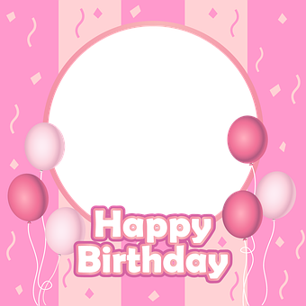 Free Template Happy Birthday illustration and picture