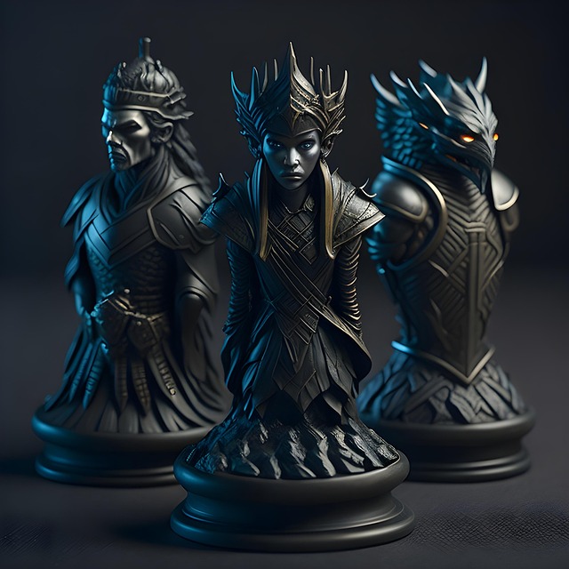Free ai generated chess game illustration
