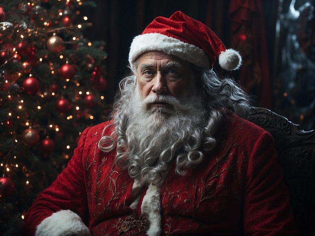 Free ai generated santa christmas illustration