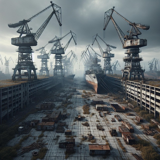 Ai Generiert, Verlassen, Werft, Alt