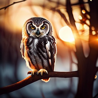 Free Ai Generated Owl illustration and picture