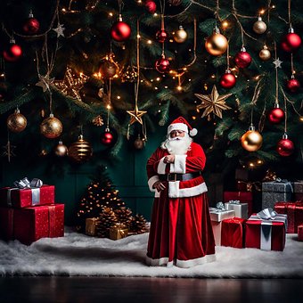 Free Santa Christmas illustration and picture