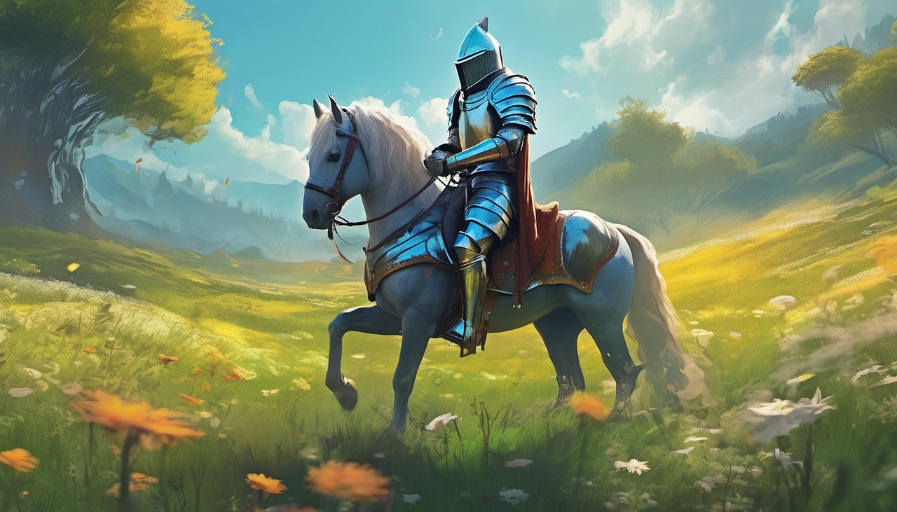 Download Ai Generated Knight Horse Royalty Free Stock Illustration