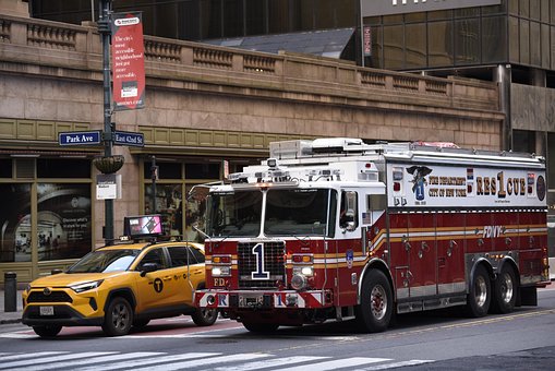 New York, Brandbil, Nyc, New York City