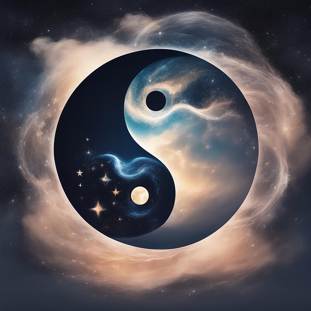 Free ai generated yinyang balance illustration