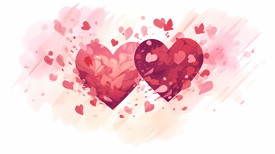 Heart Picedit Download Ai Generated, Hearts, Love. Royalty-Free Stock Illustration ...