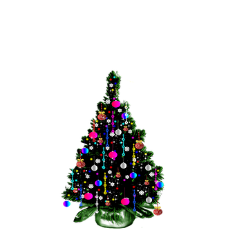 Free Xmas Tree Decoration illustration and picture