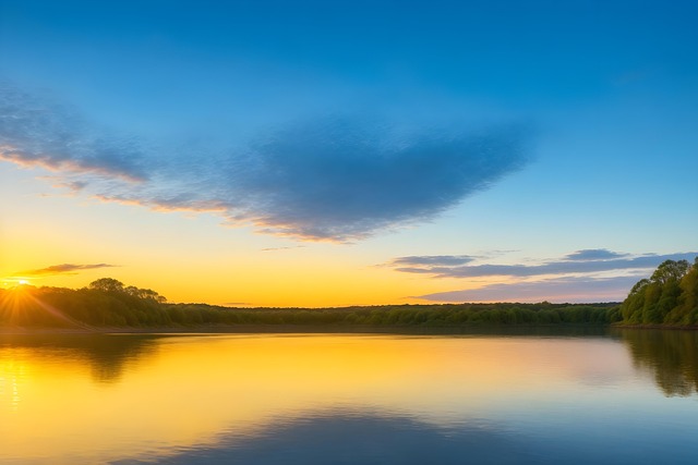 Free Ai Generated Lake illustration and picture