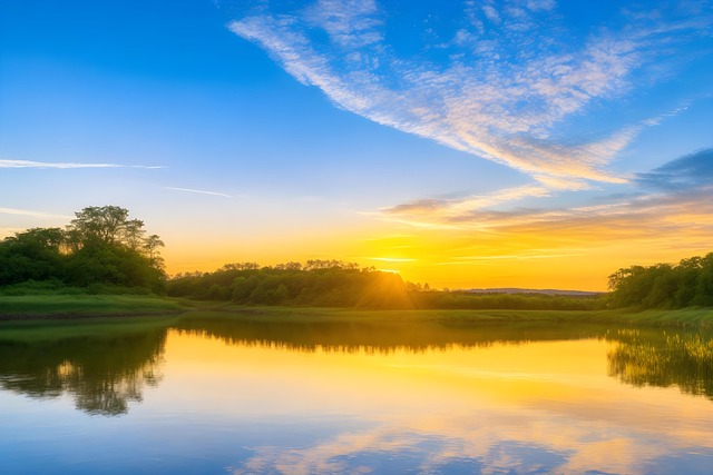 Free Ai Generated Lake illustration and picture
