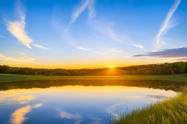 Free Ai Generated Lake illustration and picture