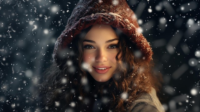 Ai Gerado, Mulher, Inverno, Casaco