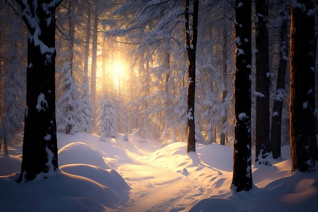 Free winter snow christmas illustration