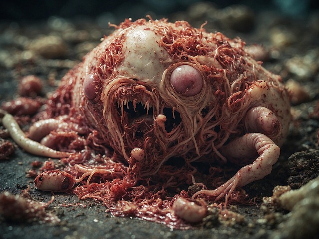 Free ai generated monster horror illustration