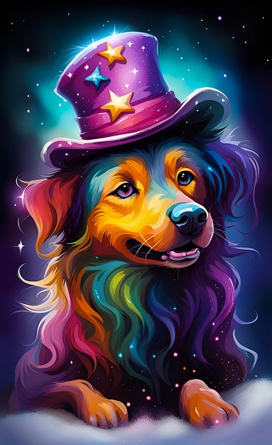 Ai Generiert, Hund, Märchen, Kopf
