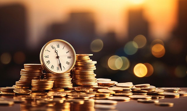 Free clock watch money illustration
