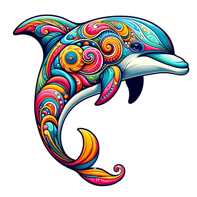 Free Dolphin Ocean illustration and picture