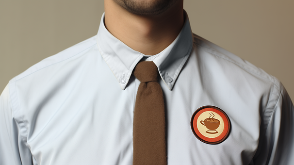 Free Coffee Badge illustration and picture