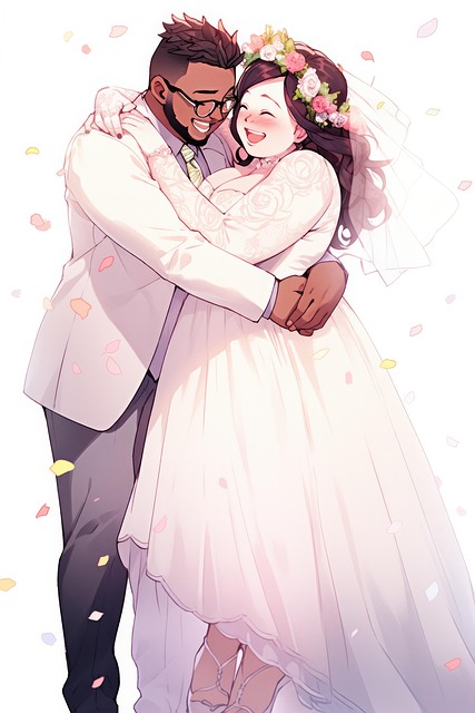 Free Ai Generated Couple illustration and picture