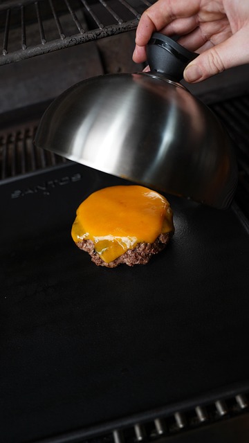 Cloche Plancha Inox Norzn Brothers - Pour Burgers, Fromage Fondu - Acier Inox 304 Alimentaire - Lavable Lave-vaisselle
