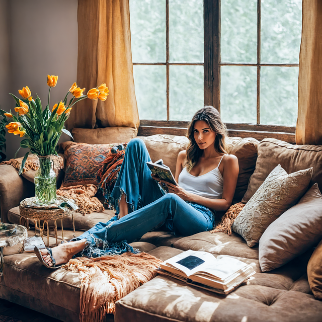 Download free HD stock image of Ai Generated Woman Free ai generated woman nature illustration