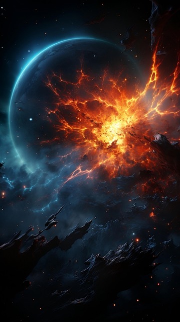 Free ai generated space nebula illustration