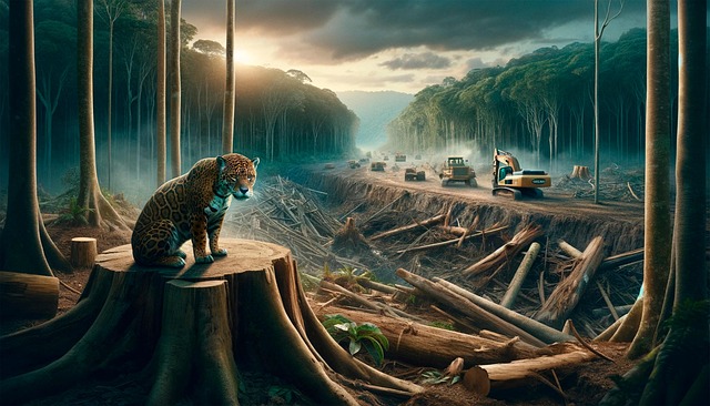 Free ai generated amazonas rain forest illustration