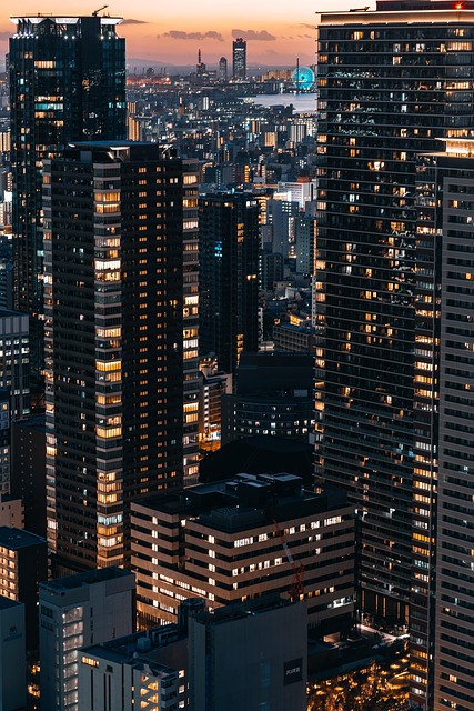 Osaka, Japan, By, Arkitektur