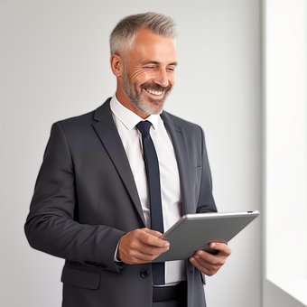 Free Middle Age Boss Employer photo and picture