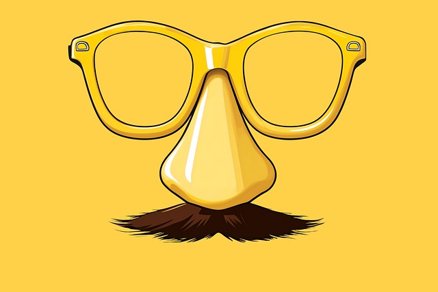 Free glasses nose moustache illustration