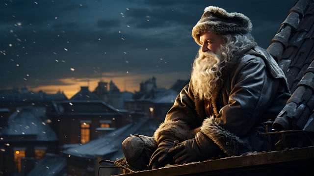 Free Ai Generated Santa Claus illustration and picture