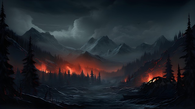 Free Dark Forest illustration and picture