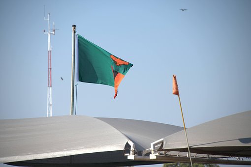 Bandeira, Zâmbia, Fotografia, África