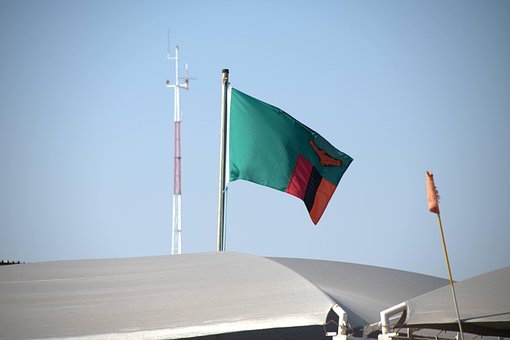 Bandeira, Zâmbia, Nacional, País, África