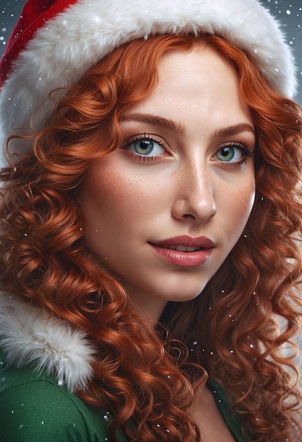 Free woman girl cap illustration