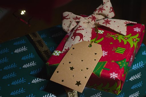 Kerstmis, Geschenken, Verpakt, Doos