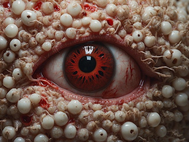 Free eye horror halloween illustration