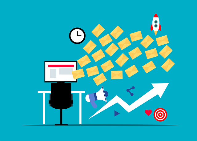 Free email marketing business marketing vector