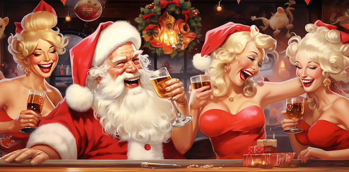 Julemand, Julefrokost, Julefest, Jul