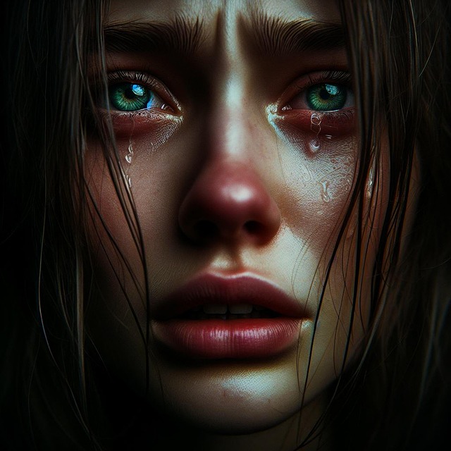 Free ai generated woman face illustration