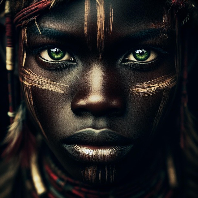 Free ai generated tribal cultural illustration
