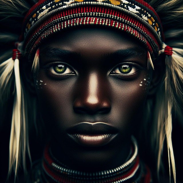 Free ai generated tribal cultural illustration