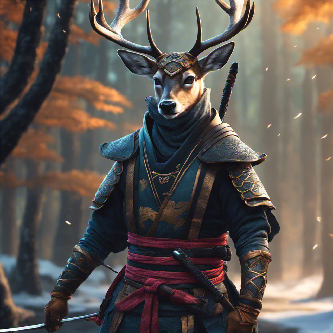 Download Fantasy Deer Warrior Royalty Free Stock Illustration Image Download Fantasy Deer Warrior Royalty Free Stock Illustration Image