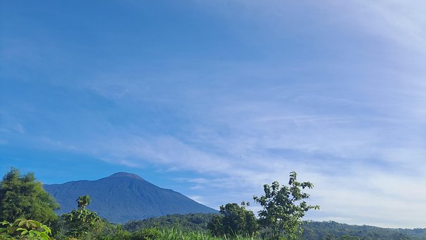 Peisaj, Munţi, Indonezia, Natura, Pădure
